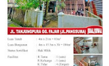 Rumah Tanjungpura gg.Fajar (dekat Sekolah Gembala Baik)
