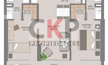 Departamento en Venta en Lyon / Bilbao / TIPO MARIPOSA