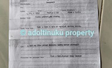 Tanah strategis 160 m dari jalan provinsi di mertoyudan magelang