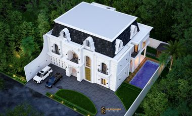 Dijual Rumah American Classic Private Pool Jati Padang Jaksel