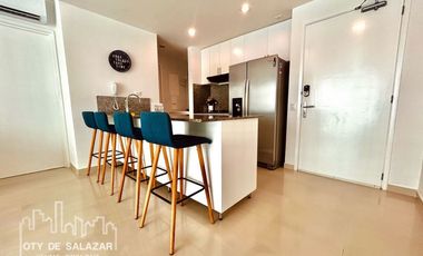 Apartamento turístico con amplio balcón con vista al mar y atardeceres