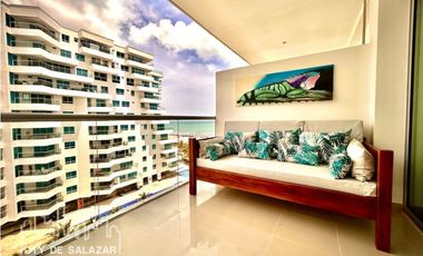 Apartamento turístico con amplio balcón con vista al mar y atardeceres