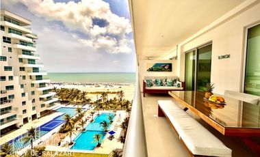 Apartamento turístico con amplio balcón con vista al mar y atardeceres