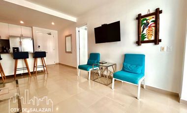 Apartamento turístico con amplio balcón con vista al mar y atardeceres