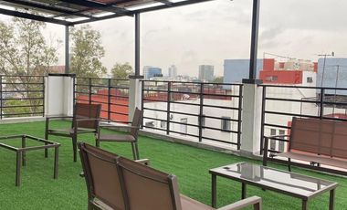 Departamento en renta en Roma Sur DR7411