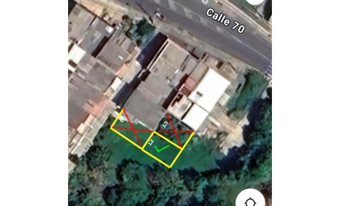 Se vende lote 54mts2 Cuba a 2 mn de villa verde, barrio La Idalia 2