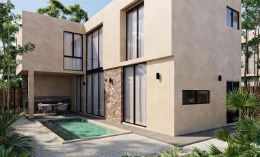 VILLA EN VENTA DE 3 RECAMRAS CON ALBERCA UBICADA EN TULUM