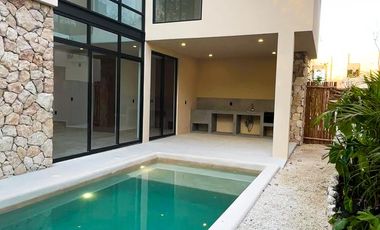 VILLA EN VENTA DE 3 RECAMRAS CON ALBERCA UBICADA EN TULUM