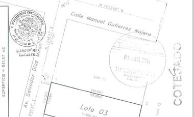TERRENO EN VENTA EN COL.MORELOS – A SOLO 3 MINUTOS DE LA CACHO