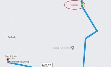 Terrenos de 6 HA en Venta en Hacienda Tamchen