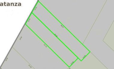 2 LOTES DE TERRENO sobre colectora de Ruta 3 Km43 Virrey del Pino