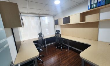 ESPECTACULAR OFICINA AMOBLADA CERRO EL PLOMO/ LAS CONDES