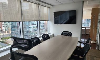 ESPECTACULAR OFICINA AMOBLADA CERRO EL PLOMO/ LAS CONDES