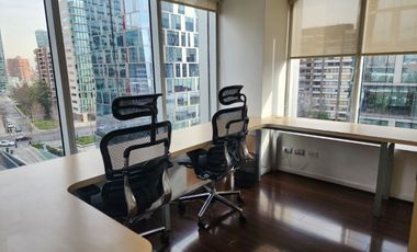 ESPECTACULAR OFICINA AMOBLADA CERRO EL PLOMO/ LAS CONDES