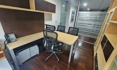 ESPECTACULAR OFICINA AMOBLADA CERRO EL PLOMO/ LAS CONDES