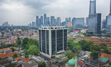 Sewa Kantor Sdh Partisi 180 m2 di Gedung Tifa Gatot Subroto, Hrg Nego