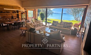 Exclusiva casa orilla de lago en el mejor sector de Panguipulli