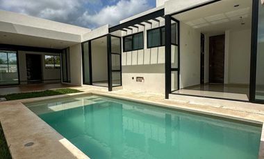 Casa de una planta en Privada