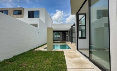 Casa de una planta en Privada