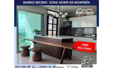 SE VENDE APARTAMENTO BARRIO EL RECREO ZONA NORTE DE MONTERIA