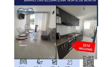 SE VENDE APARTAMENTO BARRIO CASTELLANA DE MONTERIA