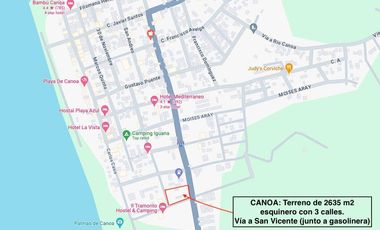 TERRENO EN VENTA CANOA