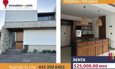 CASA EN RENTA EN PRADERA I ALTOZANO, MORELIA