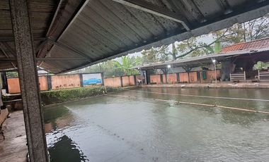 Di jual butuh Tanah dan pemancingan ikan aktif