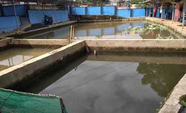 Di jual butuh Tanah dan pemancingan ikan aktif
