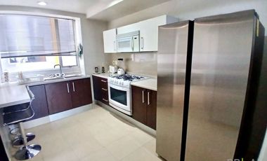 Departamento amueblado en renta en Hacienda del Ciervo, Interlomas