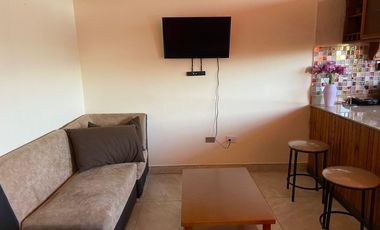 Departamento semi amoblado, sector Coliseo