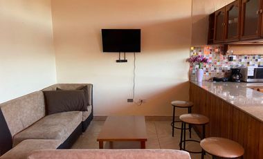 Departamento semi amoblado, sector Coliseo