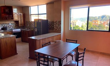 Departamento semi amoblado, sector Coliseo