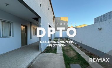 ALQUILER DEPARTAMENTO EN CALLE RIO UNION PLOTTIER