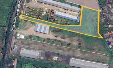 DISEWAKAN TANAH NOL JALAN RAYA WILAYAH KRIAN-SIDOARJO