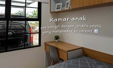 Bravado rumah 1 lantai di depok dekat stasiun Depok lama.