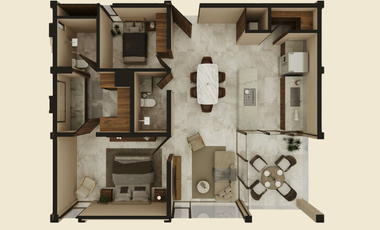 Departamento en venta Mérida Yucatán, Época Montes de Amé