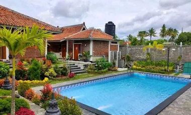Dijual Rumah Etnik Joglo Luas Ada Kolam Renang  Dekat Kampus UII Yogya