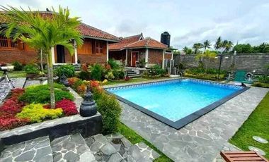 Dijual Rumah Etnik Joglo Luas Ada Kolam Renang  Dekat Kampus UII Yogya