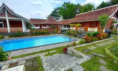 Dijual Rumah Etnik Joglo Luas Ada Kolam Renang  Dekat Kampus UII Yogya