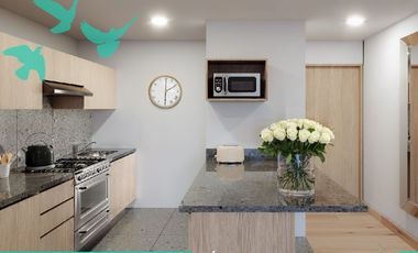 PRE VENTA DEPARTAMENTO, 2 RECÁMARAS, COLONIA CUAUHTÉMOC, CDMX