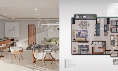 Departamento en venta, The One Avenue Towers, Zona Andares, Zapopan, Jalisco