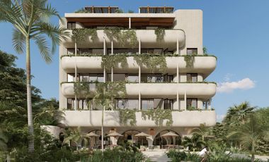 Departamento de 2 Habitaciones en venta en Tulum a 9 min. de la Playa | Alberca y Coworking