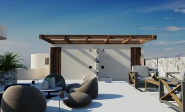 Departamento de 2 Habitaciones en venta en Tulum a 9 min. de la Playa | Alberca y Coworking