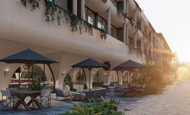 Departamento de 2 Habitaciones en venta en Tulum a 9 min. de la Playa | Alberca y Coworking