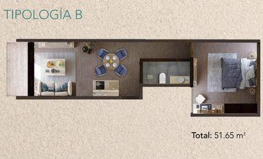 DEPARTAMENTO 1 RECAMARA/ FRENTE AL MAR/ PREVENTA /MAHAHUAL/ PLUSVALIA/ ROI/BEACH CLUB PROPIO.