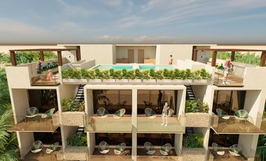 DEPARTAMENTO 1 RECAMARA/ FRENTE AL MAR/ PREVENTA /MAHAHUAL/ PLUSVALIA/ ROI/BEACH CLUB PROPIO.