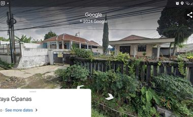 Jual Rumah Luas (Harga Tanah) di Jl Raya Cipanas Puncak