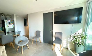 Departamento Amoblado en Arriendo en MA - Zañartu 980, Metro Rodrigo de Araya - Depto Mariposa y Estacionamiento 60/65m2