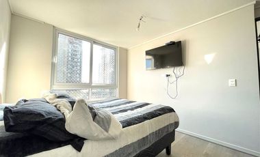 Departamento Amoblado en Arriendo en MA - Zañartu 980, Metro Rodrigo de Araya - Depto Mariposa y Estacionamiento 60/65m2